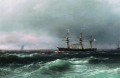 Ivan Aivazovsky ship at sea 1870 Seascape